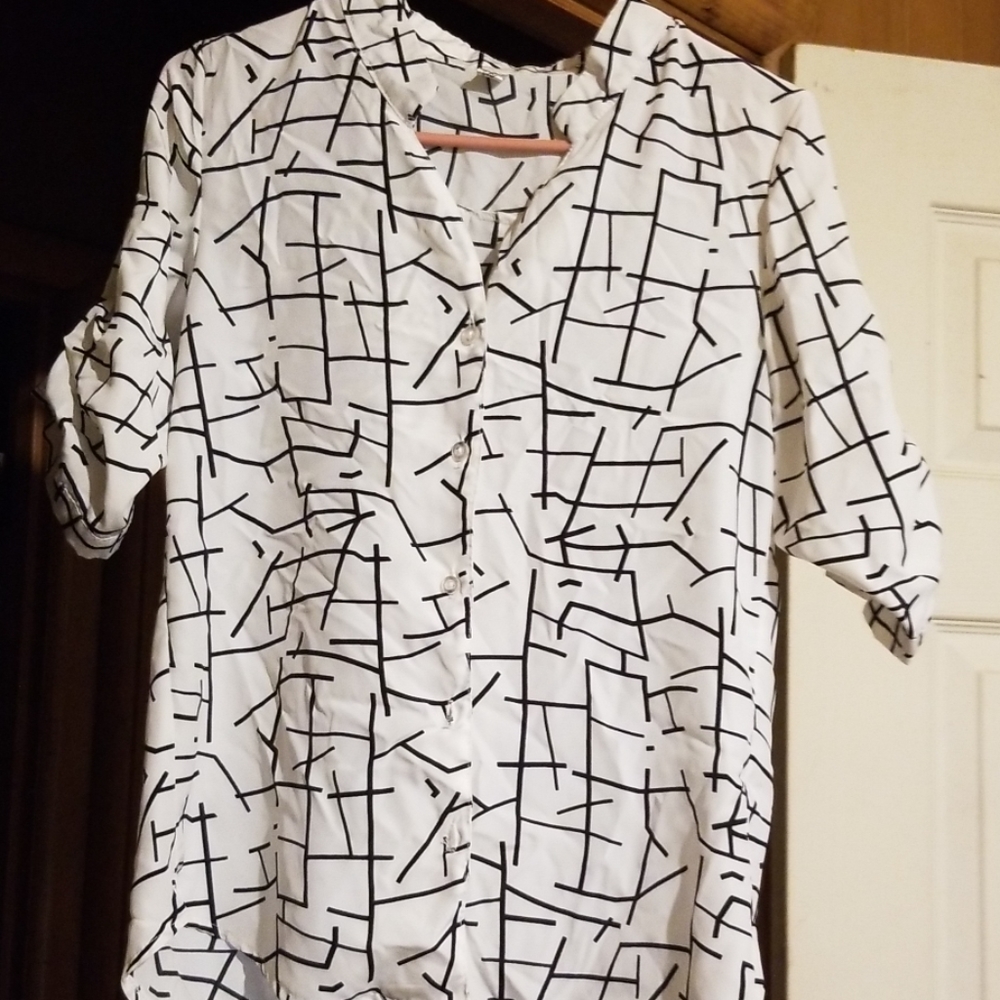 Button down womens blouse
